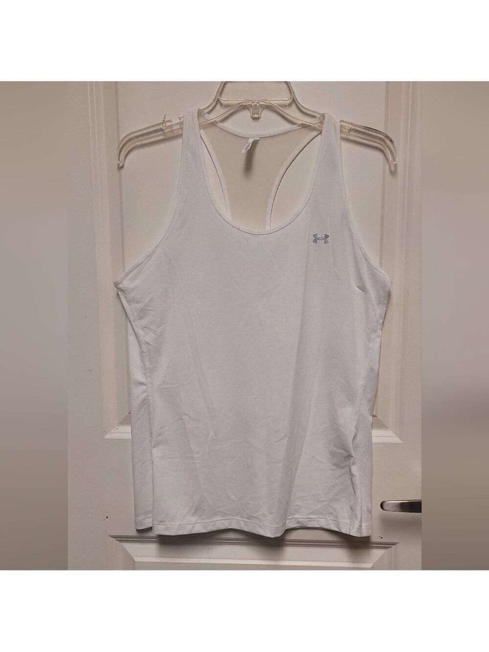 Under Armour White Athletic Tank Top